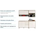 Ver mais imagens de Armário De Cozinha 4 Peças Sem Tampo De 120