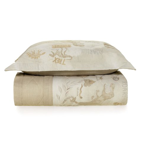 Colcha Cobre Leito Infantil Solteiro 100% Algodão Karsten:rex Dinossauro