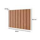 Ver imagem 3 de Multiuso de Cozinha Painel Ripado Gourmet Divina 80 Cm Cinamomo - Mgm