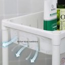 Ver imagem 4 de Carrinho Organizador Multiuso 4 Prateleiras Branco Cozinha Manicure Brinquedos Fruteira Quarto Escri