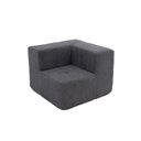 Ver imagem 1 de Sofá Modular de Canto 1 Lugar 86cm Kappesberg Boucle Titanio