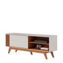 Ver mais imagens de Rack para TV até 60 Polegadas com 1 Porta de Correr Retrô Multimóveis Crcol-RCK036 Off White/