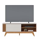 Ver imagem 7 de Rack para TV até 60 Polegadas com 1 Porta de Correr Retrô Multimóveis Crcol-RCK036 Off White/