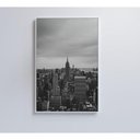 Ver imagem 3 de Quadro Empire State Preto E Branco 80x120 Cm Vidro Impresso
