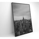 Ver mais imagens de Quadro Empire State Preto E Branco 80x120 Cm Vidro Impresso