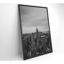 Ver imagem 4 de Quadro Empire State Preto E Branco 80x120 Cm Vidro Impresso
