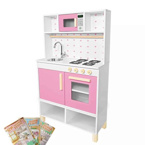 Módulo Crescer Cozinha Infantil - Rosa