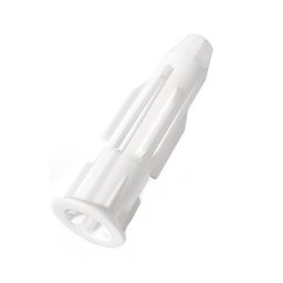 Bucha Plastica Tijolo Oco 08mm com 100un Branca Sandalo - 1