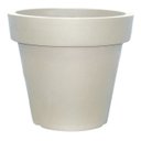 Ver imagem 2 de Vaso Redondo 37cm Cimento Efeito Concreto Leve Decorativo - Jvrec37