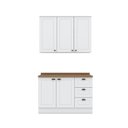 Ver imagem 2 de Cozinha Compacta 2 Peças 5 Portas 3 Gavetas Emily