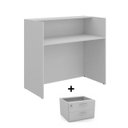 Ver imagem 1 de Balcão de Atendimento 1,20x0,60m- c/ Gavetas - New City - Cor Branco - 63094