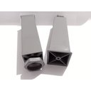 Ver imagem 5 de 4 Pés de Cozinha Cinza Vap Regula de 17 a 19cm para Gabinete Armario Balcão