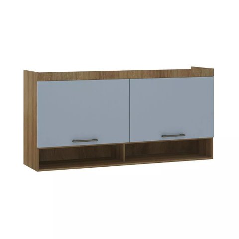 Guarda-roupa Modulado 165cm Aéreo 2 Portas Basculantes Paris Luciane