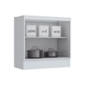 Gabinete de Cozinha Modulado Balcão Americana C/ 2 Portas S/ Tampo Branco - Henn - 6