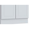 Gabinete de Cozinha Modulado Balcão Americana C/ 2 Portas S/ Tampo Branco - Henn - 3