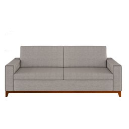 Sofá Living Vintage 3 Lugares 225cm em Linho Áspen  - 4