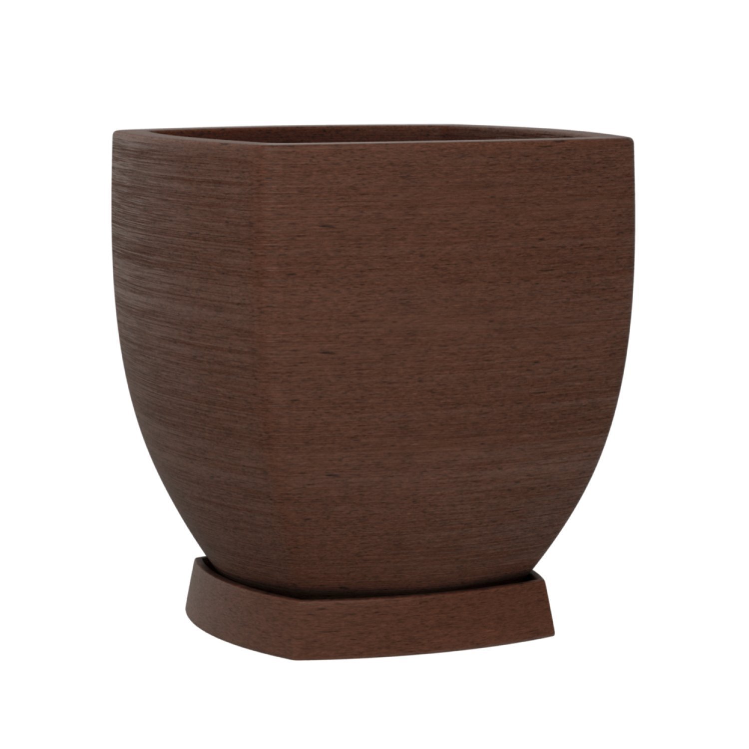 Vaso Trapezoidal 30x37cm Polietileno sem Prato Fibrarte - 3