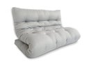 Ver imagem 3 de Futon 02 Lugares Slim 128x188x10cm - Cor Gelo FUTON BRASIL