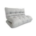 Ver imagem 3 de Futon 02 Lugares Slim 128x188x10cm - Cor Gelo FUTON BRASIL