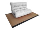 Ver imagem 4 de Futon 02 Lugares Slim 128x188x10cm - Cor Gelo FUTON BRASIL
