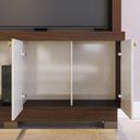 Ver imagem 6 de Rack Estante para TV até 50 Polegadas 2 Portas e Prateleiras de Vidro Multimóveis Crcol-RCP028