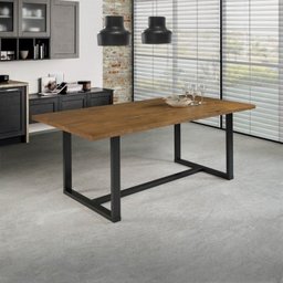 Conjunto Sala de Jantar Mesa com Bancos 6 Lugares Madeira Maciça Lumber Cabecasa MadeiraMadeira - 5