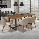 Ver imagem 6 de Conjunto Sala de Jantar Mesa com Bancos 6 Lugares Madeira Maciça Lumber CabeCasa MadeiraOriginals