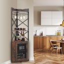 Ver imagem 3 de Takywep Bar de Canto 5 Andares com Porta-vinhos e Vidros Preto