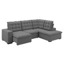 Ver imagem 2 de Sofá de Canto Retrátil e Reclinável 5 Lugares 310cm Belluno