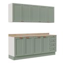 Ver imagem 3 de Cozinha Modulada 4 Peças com 2 Aéreos e 2 Balcões Arizona CabeCasa MadeiraOriginals