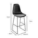 Ver imagem 3 de Banqueta para Sala de Jantar em Aço Eames PP Azul/Bic