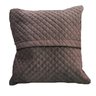 Kit 4 Capa de Almofada Suede Matelado Aveludo 45x45 Admirare Marrom - 4