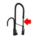 Ver imagem 3 de Flexível Black Matte Monocomando Cozinha Gourmet Deca - 4260013BLMT