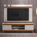 Ver imagem 1 de Rack com Painel para Tv até 70 Polegadas 180 Cm Astúrias - Off White e Cedro