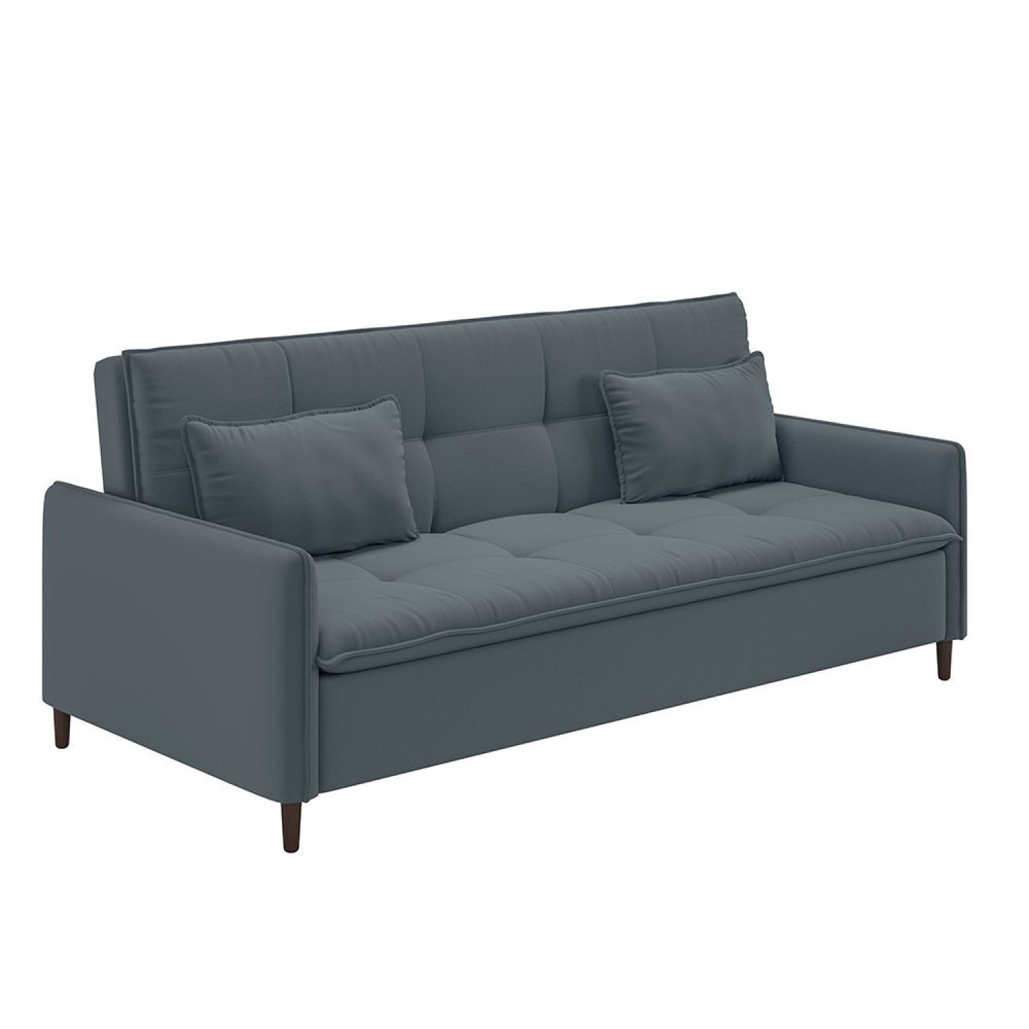 Sofá Cama Reclinável 3 Lugares 213cm Veludo Lima - 2