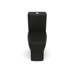 Kit de Bacia com Caixa Assento Termofixo com Queda Amortecida e Complementos de Instalação Boss Roca Preto/Matte Black - 6