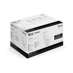 Kit de Bacia com Caixa Assento Termofixo com Queda Amortecida e Complementos de Instalação Boss Roca Preto/Matte Black - 4