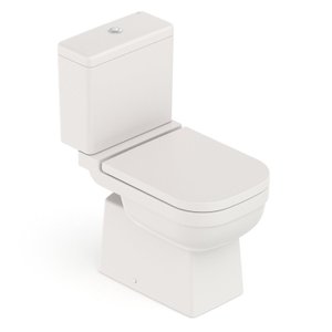 Kit Bacia com Caixa Acoplada  Assento Termofixo Elite Celite