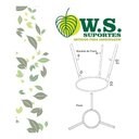 Ver mais imagens de Suporte Tripé de Ferro P/ Vasos e Plantas 27x60cm Alto