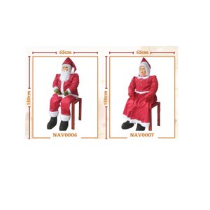 PAPAI NOEL DE 1,50 CM DE ALTURA DECORAÇÃO ENFEITE DE NATAL