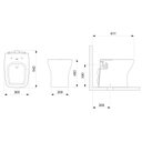 Ver imagem 4 de Kit de Bacia Convencional Assento Termofixo com Queda Amortecida e Complementos de Instalação Boss R