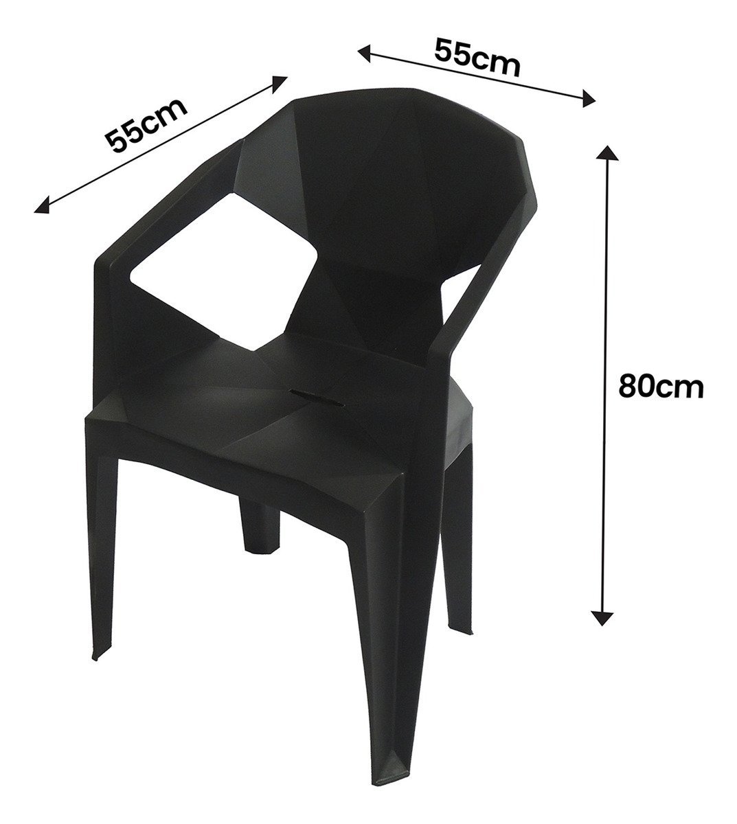 Jogo Mesa Industrial Diamond 2,00m e 6 Cadeiras Área Gourmet Movelaria Leal Mesa de Jantar Estilo In - 5