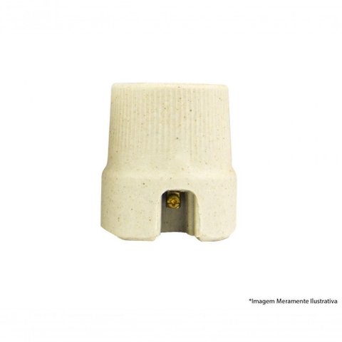 Soquete Porcelana P/plafon E-27 Fx-09 40.09 C/25pcs