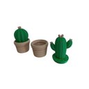 Ver imagem 3 de Kit com 2 Cactos - Vasos Decorativos Impressão 3d
