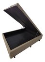 Ver imagem 5 de Base Box com Baú Casal Corino Linho Bege 1,38x1,88 Reforçada Cor Bege Corino