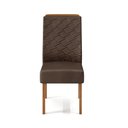 Ver imagem 3 de Kit com 2 Cadeiras para Sala de Jantar Lis Freijó/veludo Moca - Fdecor