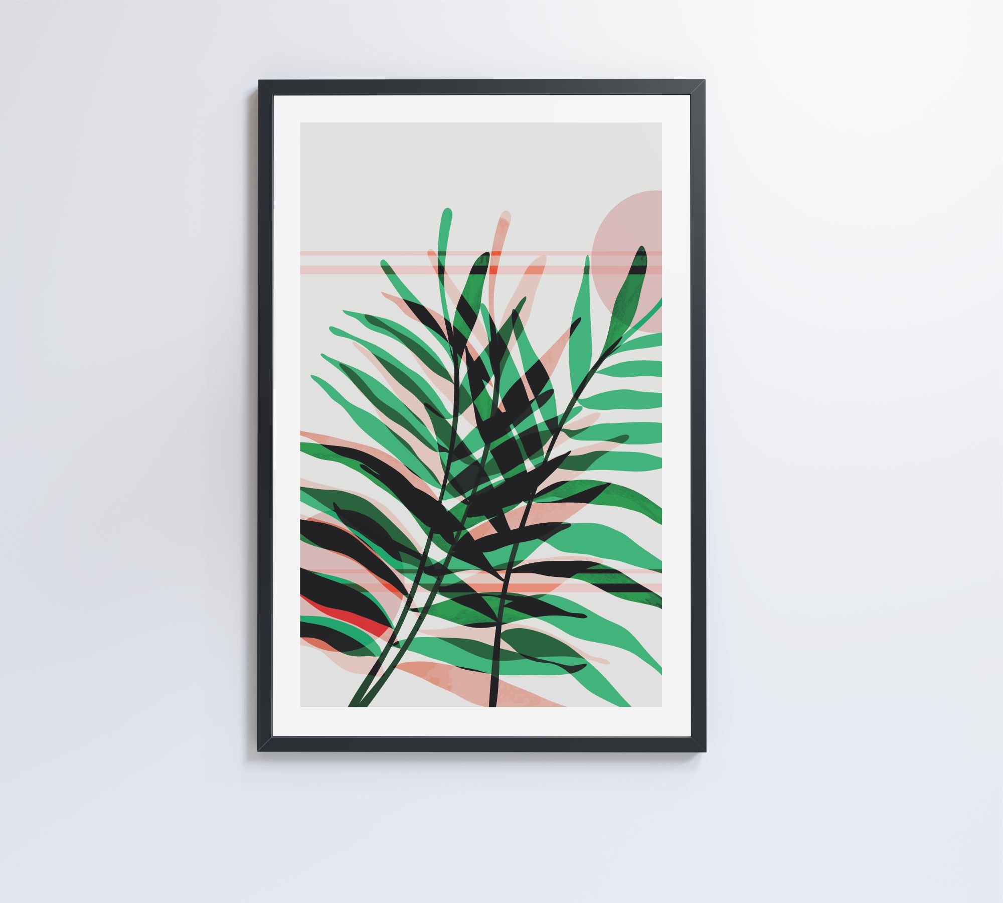 Quadro Decorativo Pintura Aquarela Tropical 2 - Decor&Quadros