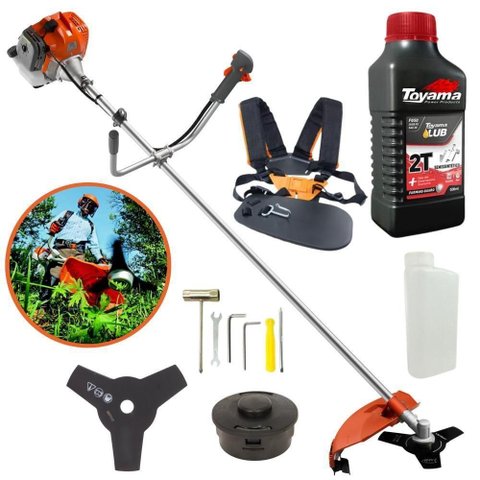 Roçadeira Tekna Rl430acn-tk 43cc 1,7hp com Óleo Toyama 2t