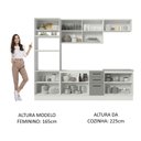 Ver imagem 6 de Cozinha Completa 270001 Com Armário E Balcão Branco/Cinza