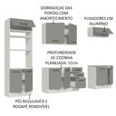 Ver imagem 7 de Cozinha Completa 270001 Com Armário E Balcão Branco/Cinza